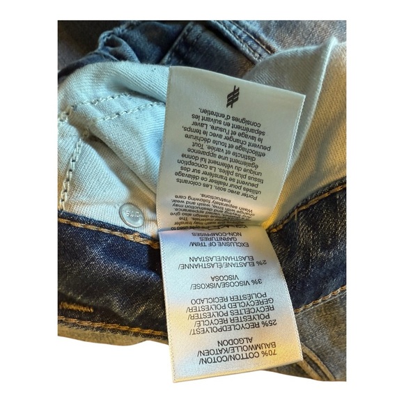 Silver Jeans Co Shorts Womens Sz 20 Avery Bermuda Blue Denim Mid Rise - Picture 10 of 14